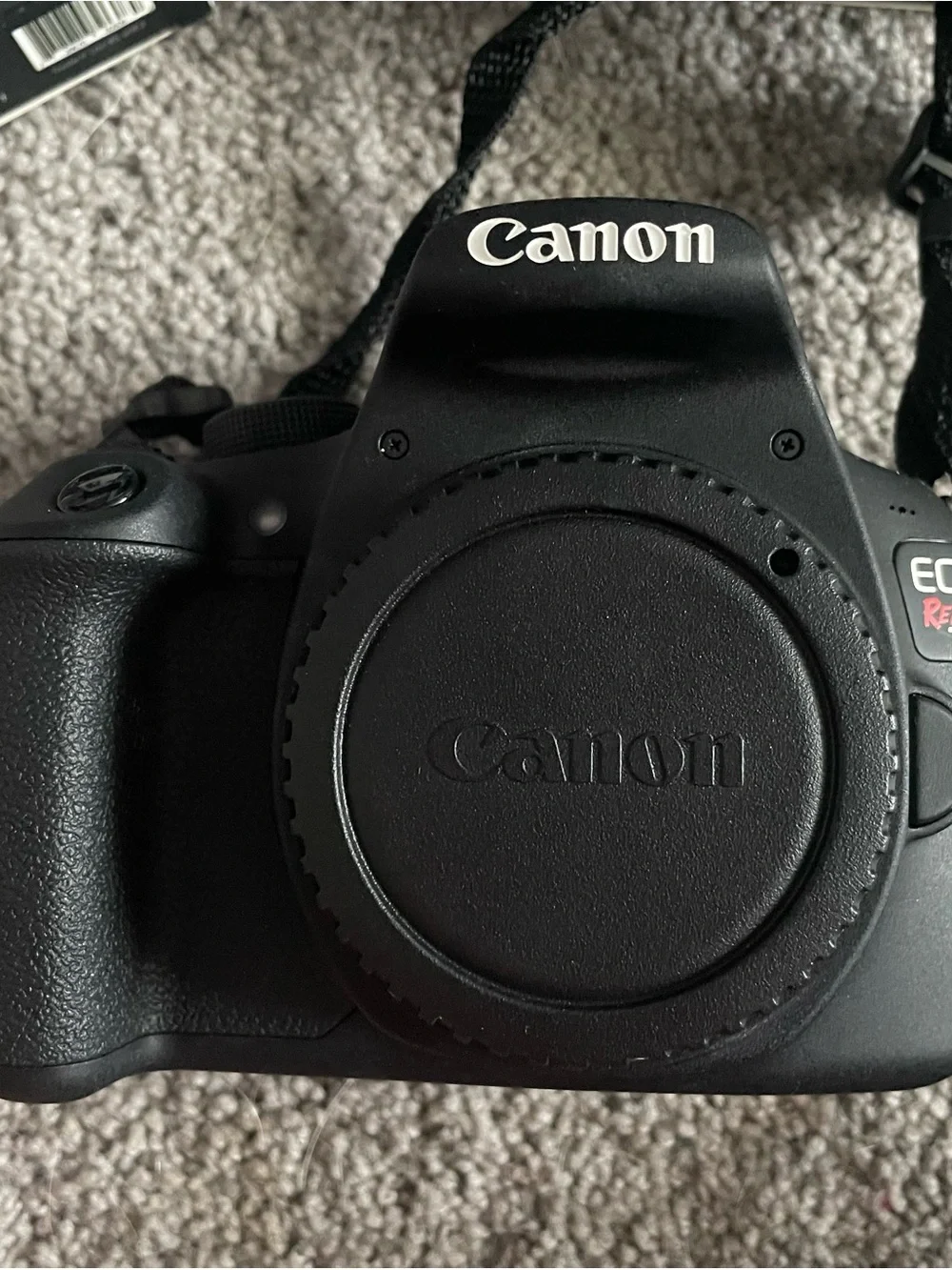 Canon Black DSLR Camera Bundle with Black Carrying Case
